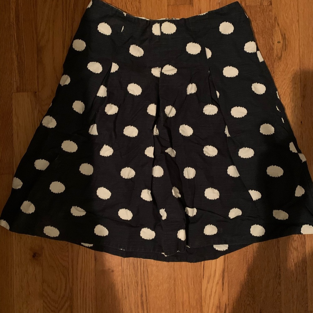 The Limited size XS polka dot ikat skirt